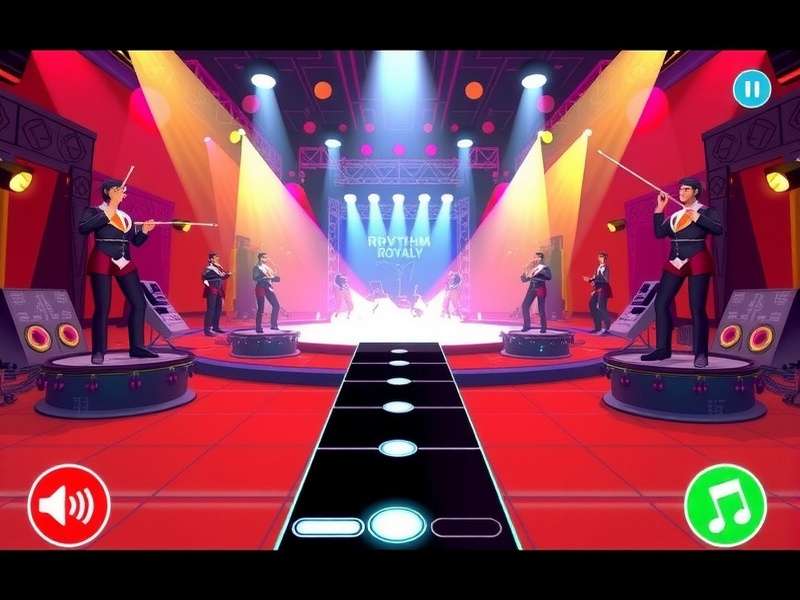 Rhythm Royalty Gameplay Screenshot